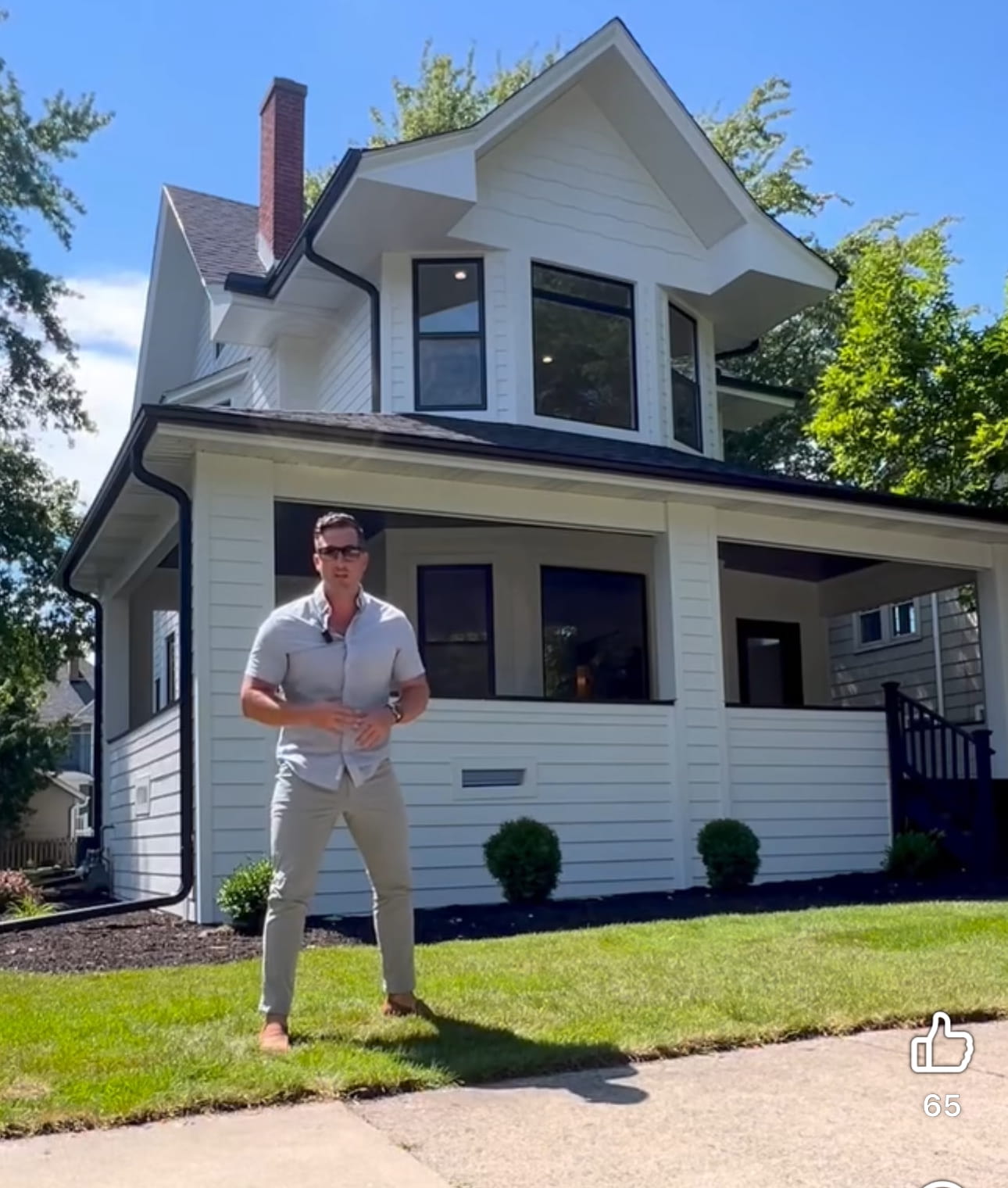 Couple reviewing southwest Chicago suburb neighborhoods with a Morandi Properties agent